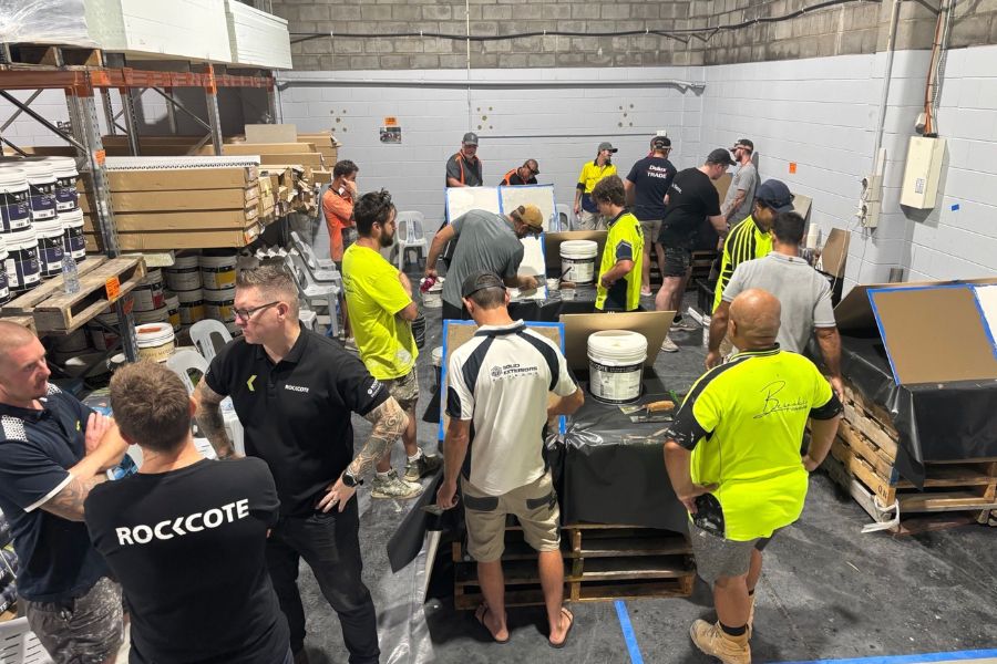 Rockcote Training trusted render systems